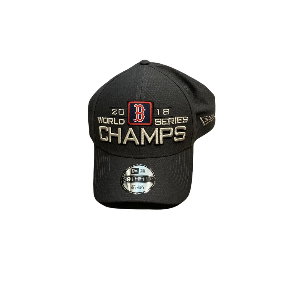 Boston Red Soxs New Era 2018 World Series Champs Flex Fit Hat Cap